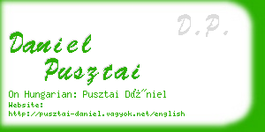 daniel pusztai business card